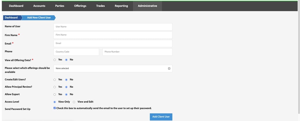 What are the different User Permissions in TransactAPI and what do they do?